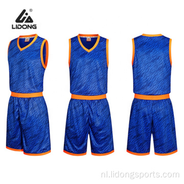 Groothandel basketbal jersey sublimatie basketbal slijtage